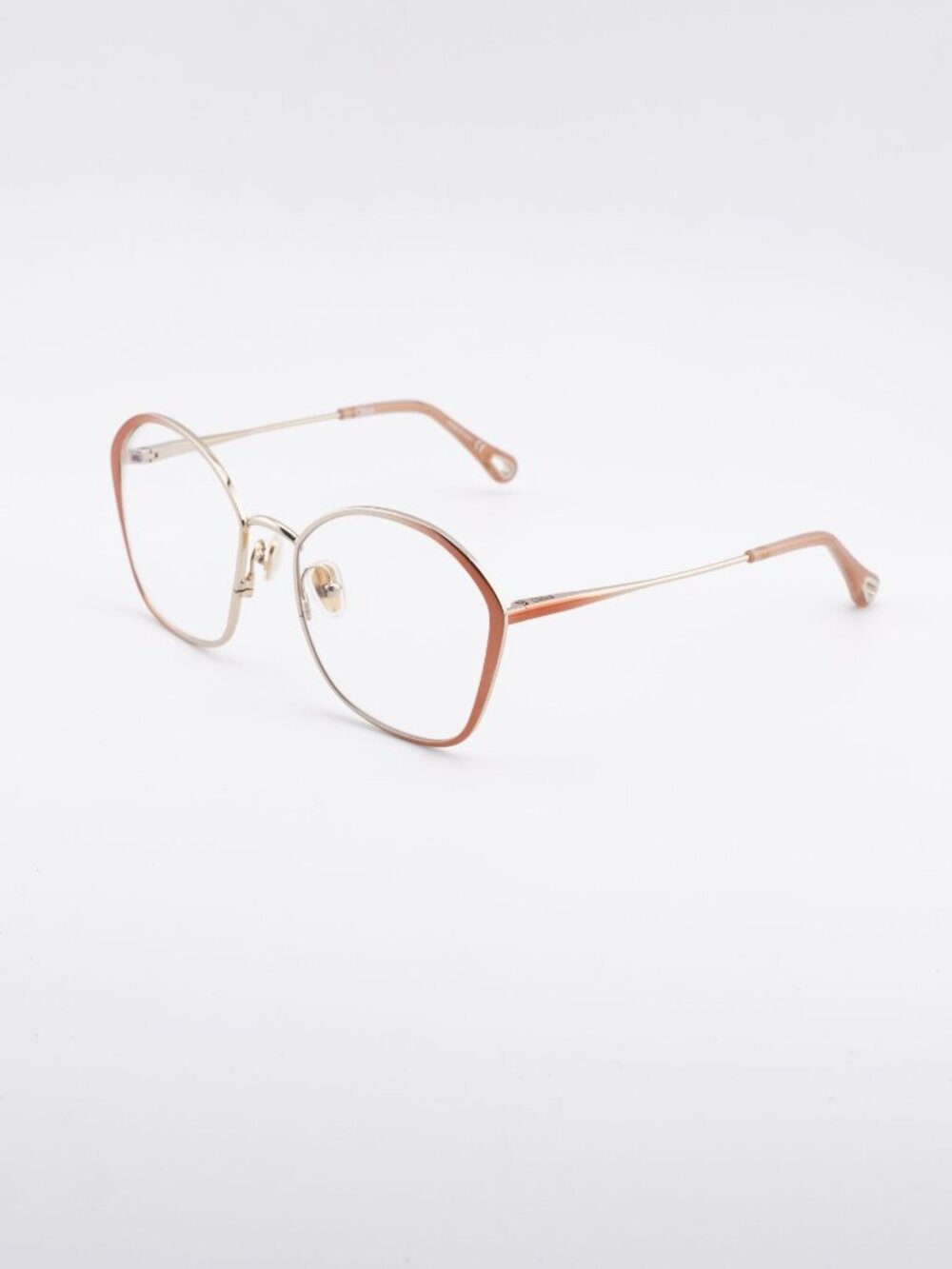 Chloe CH0017O 006 Eyeglasses Pink / Gold 53mm Butterfly Frame